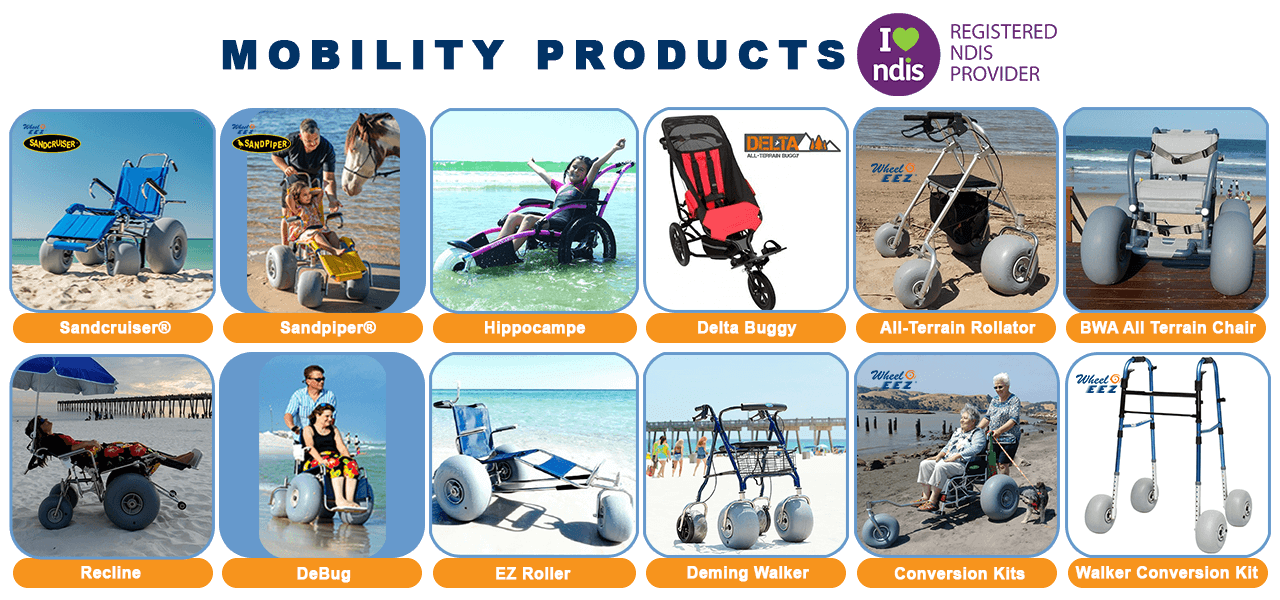 beach mobility equipments